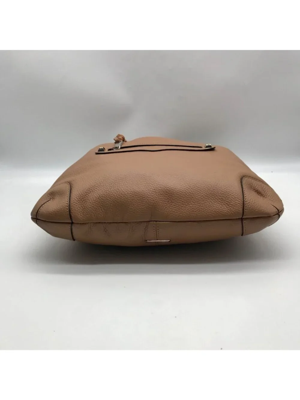 Rebecca Minkoff Tan Pebbled Leather Slim Regan Hobo Bag